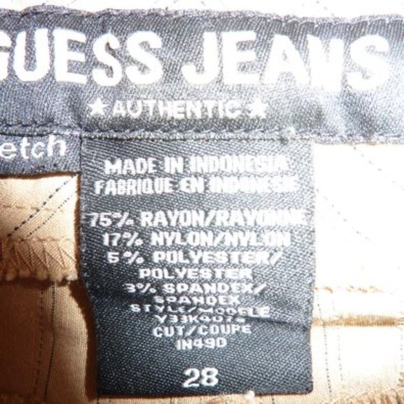 GUESS Pin Stripe Work Pants - Picture 2 of 3